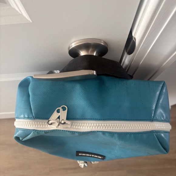 FREITAG F49 Fringe Backpack Blue/White - Picture 4 of 15